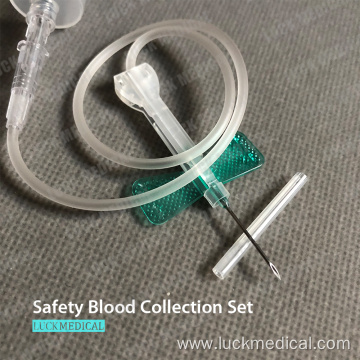 Disposable Safety Blood Collection Set And Holder